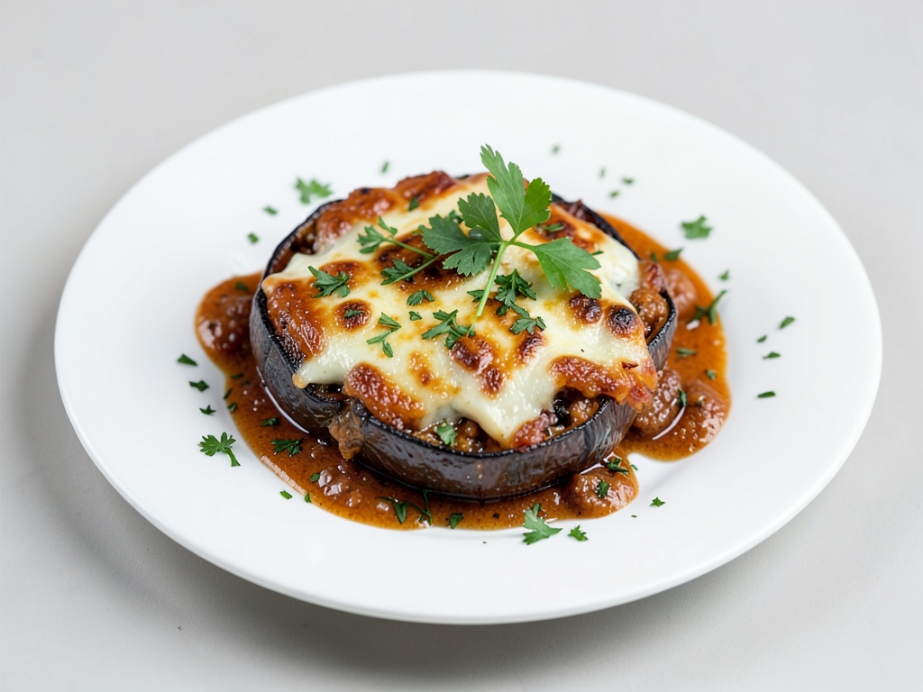 Gratin d'aubergines grec