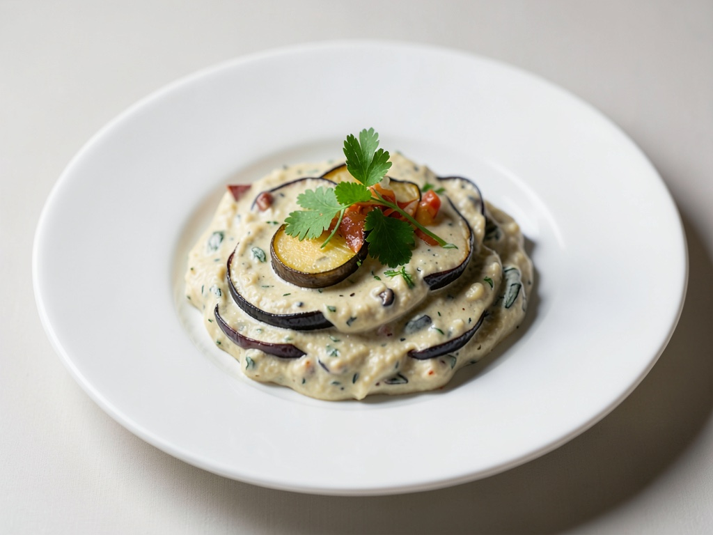 Dip cremoso de berenjena