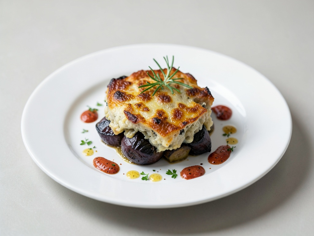 Gratin di melanzane croccante