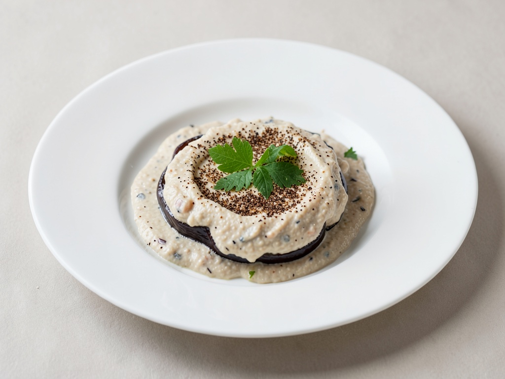 Cremiges Auberginen-Dip mit Tahini