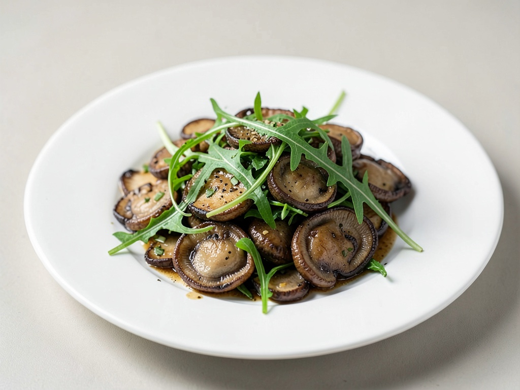 Setas Ostra con Rucola