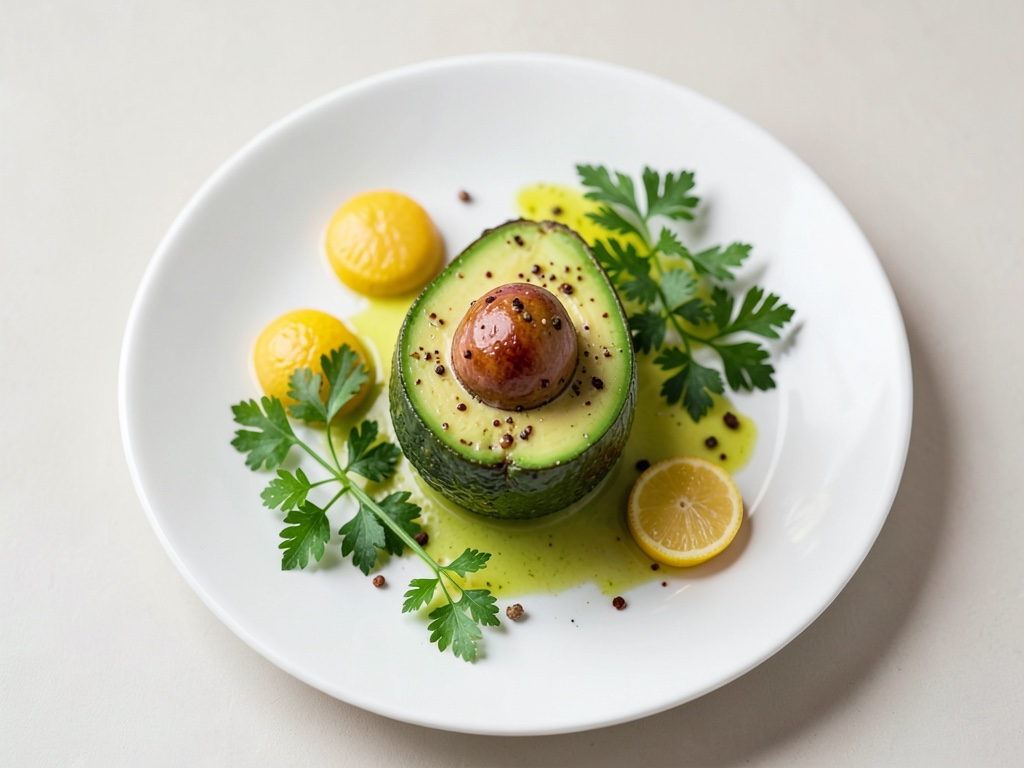 Frischer Avocado-Apfel-Smoothie