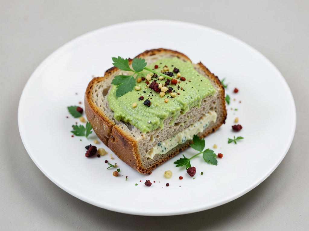 Pan de aguacate y queso crema