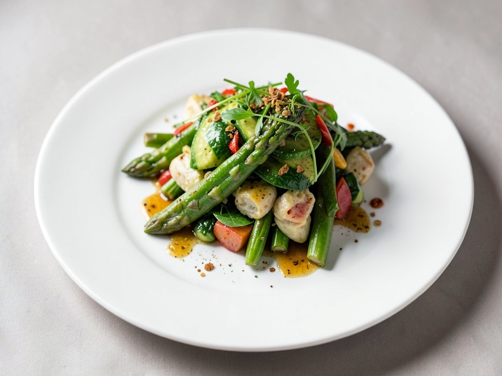 Insalata di asparagi e avocado