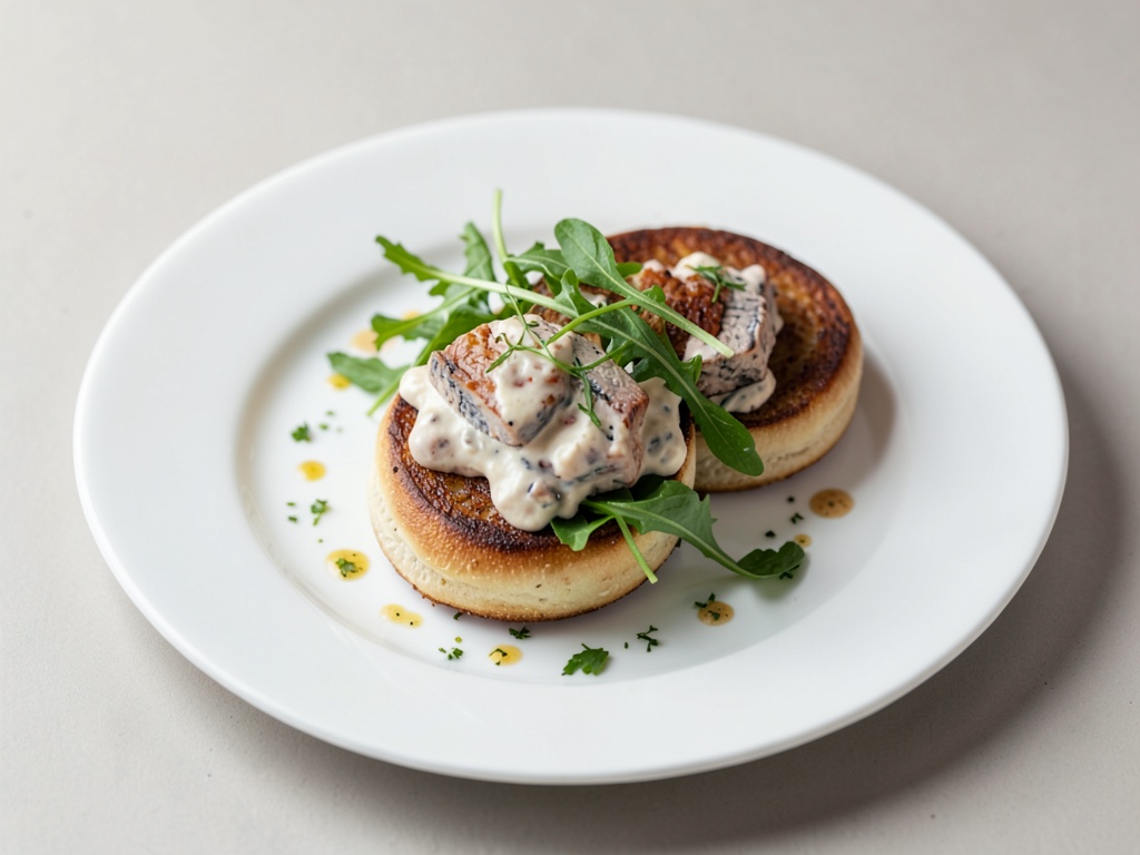 Bagel con sgombro cremoso e verdure fresche