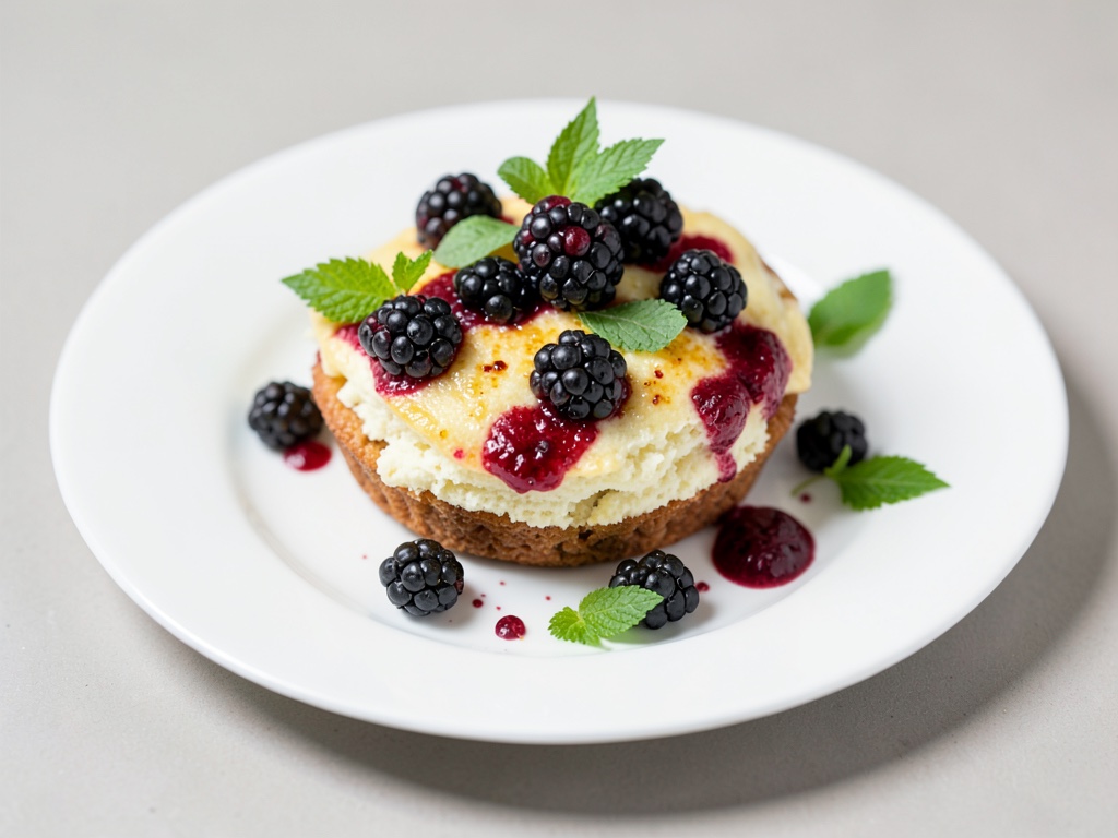 Muffin soffici al meringa con lamponi freschi e aroma di lime