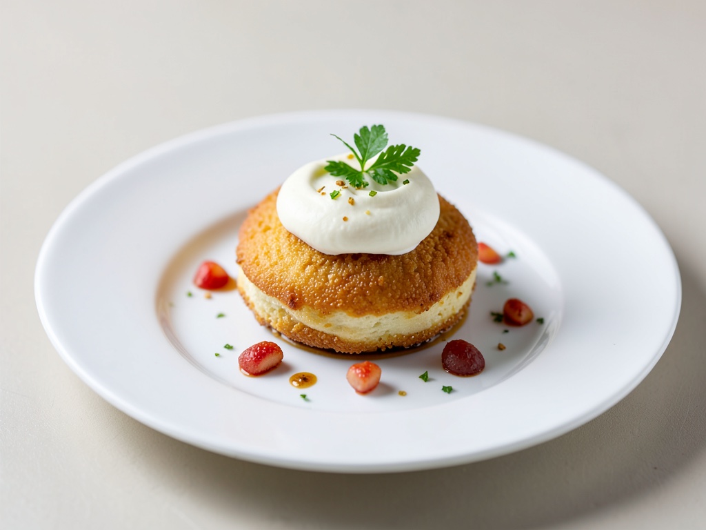 Meringhe croccanti con topping alla panna