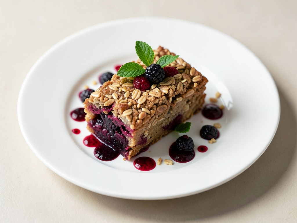 Crumble de Avena y Moras