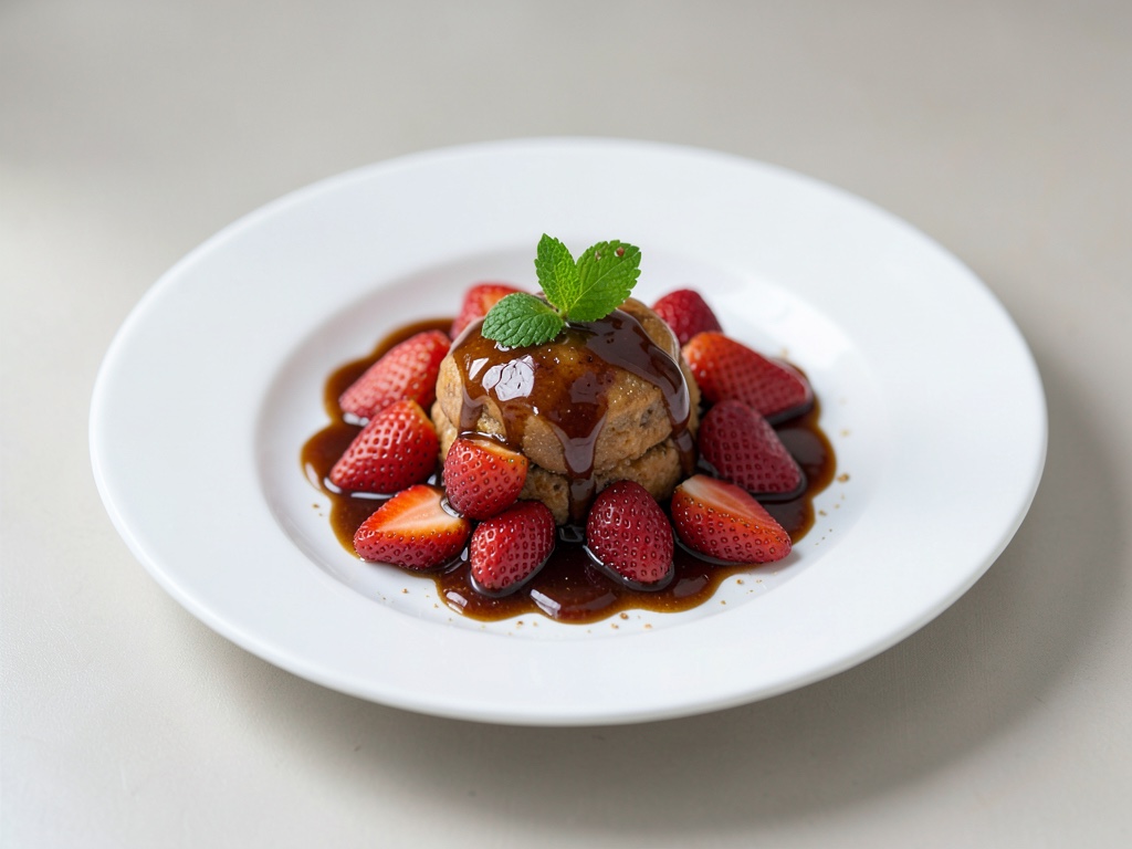 Fragole con condimento al miele e aceto balsamico
