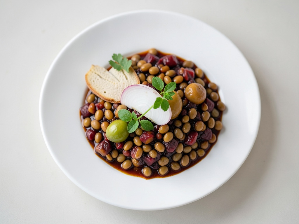 Ensalada de lentejas con toque dulce-ácido de balsámico