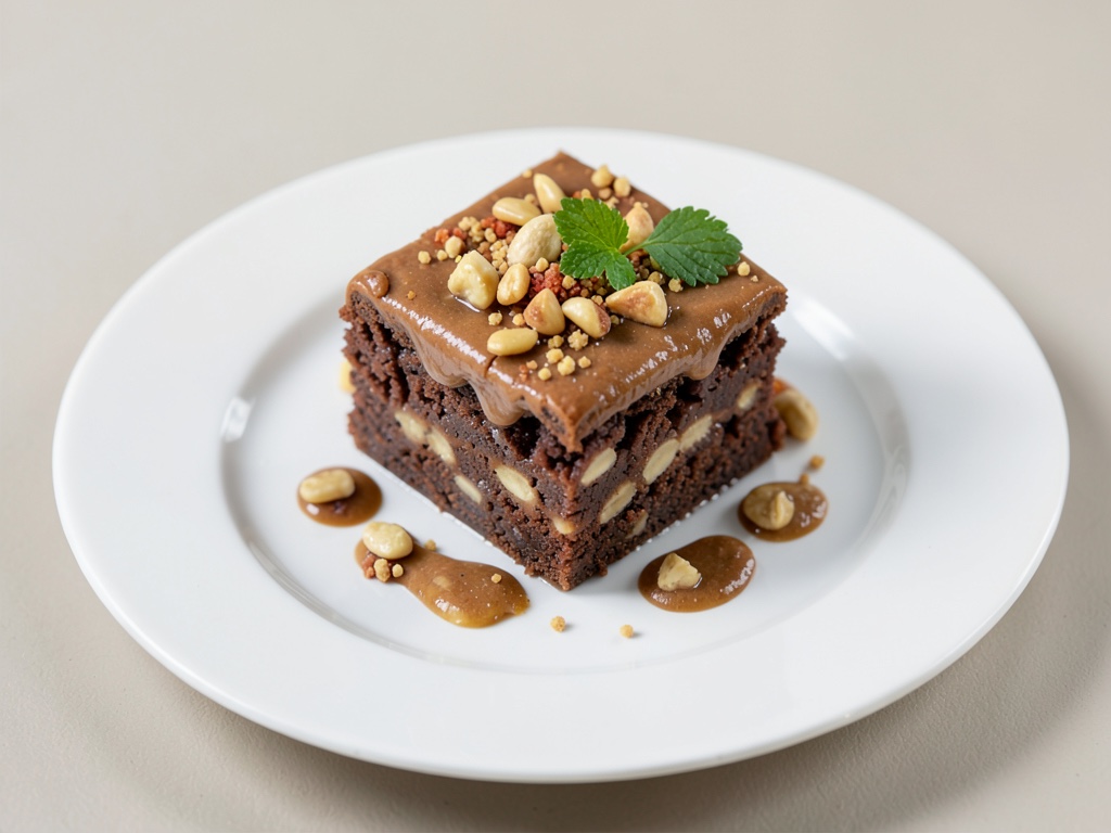 Banane-Erdnuss-Brownie