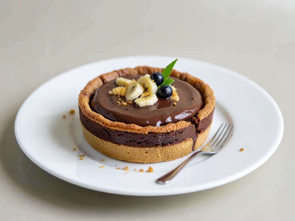 Tartelina al caramello di banana e cioccolato