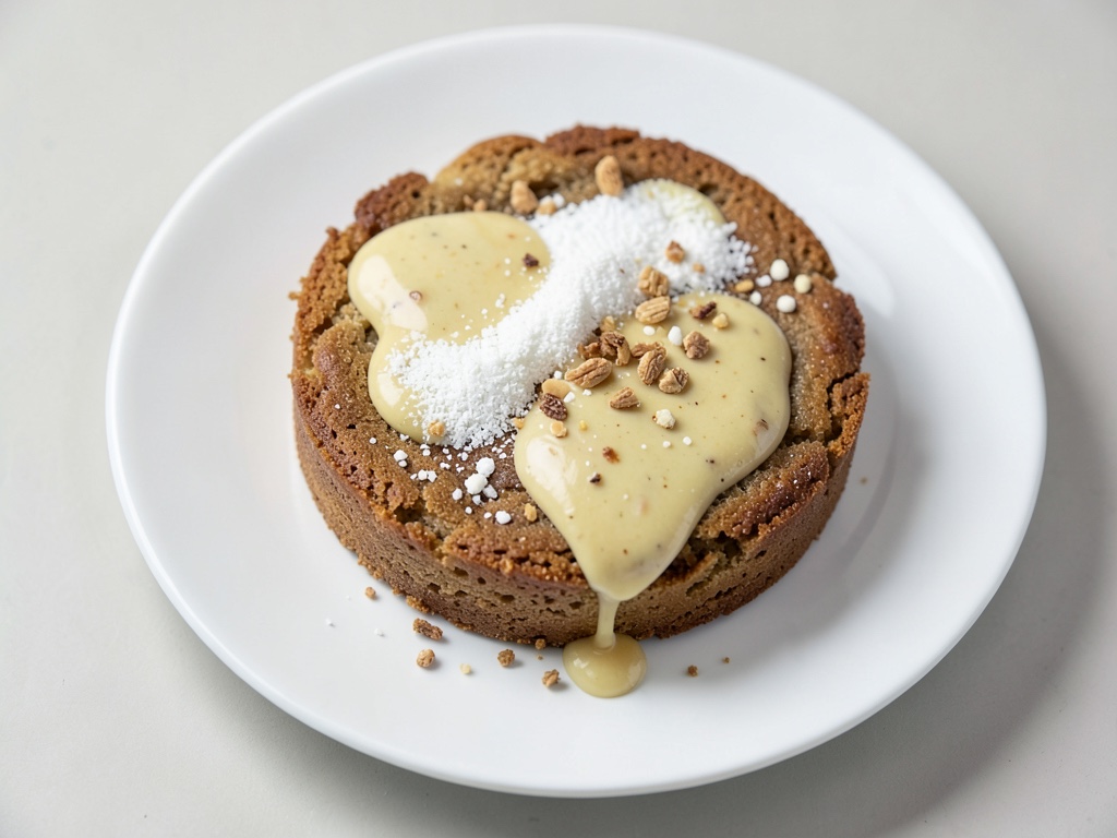 Fluffiger Bananen-Kuchen mit Pudding-Guss