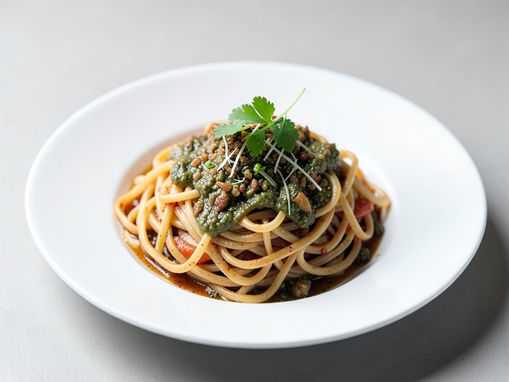 Bandnudeln mit Fenchel-Kapern-Sauce