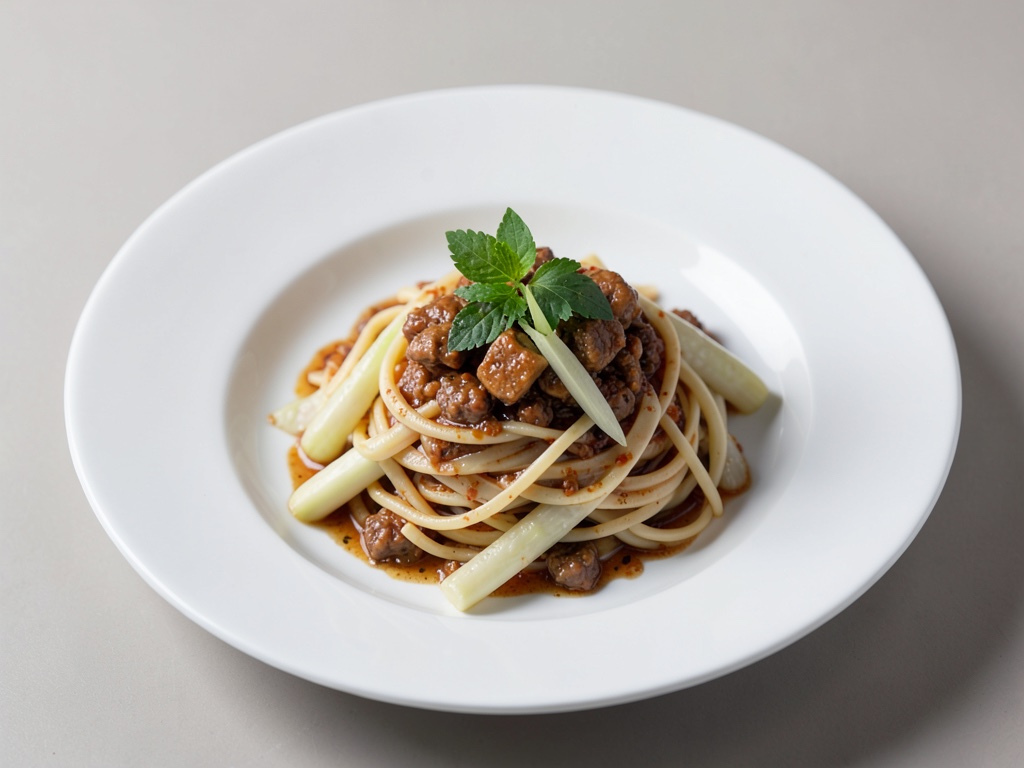 Tagliatelle con asparagi bianchi