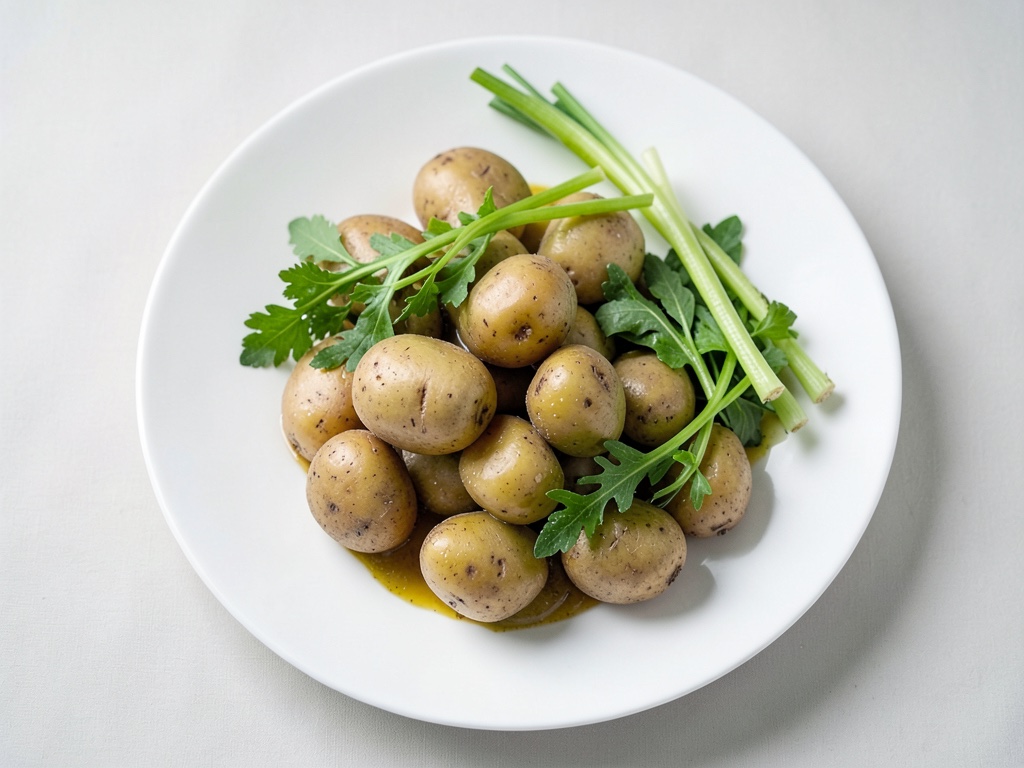 Branzino dell'oven con patate e bietola