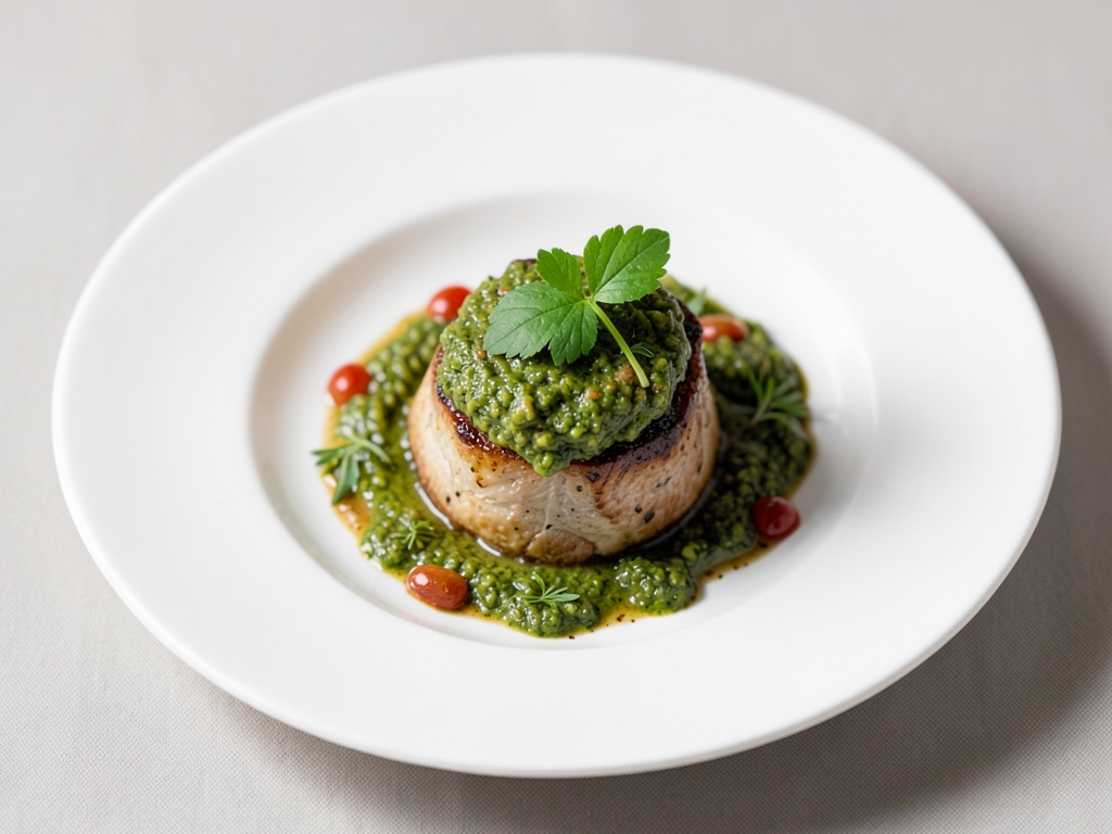 Pesto all'aglio e basilico