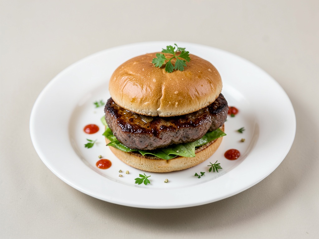 Hamburguesas de res jugosas