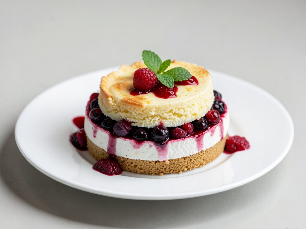 Beeren-Torte mit Baiser