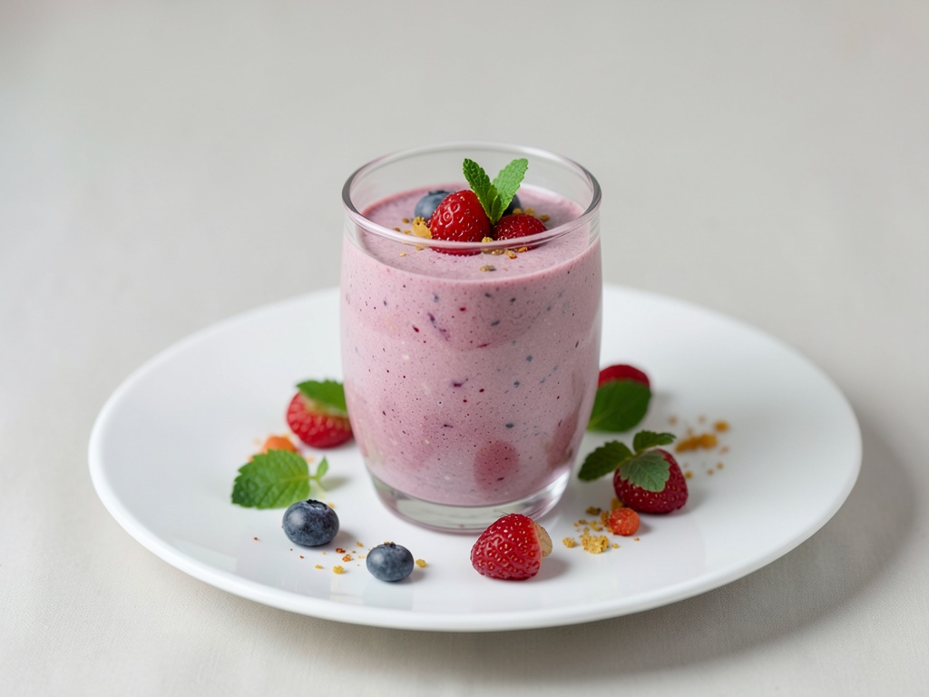 Cremiger Beeren-Milch-Smoothie