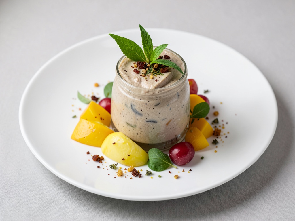 Kräftiger Tofu-Protein-Shake mit Mango