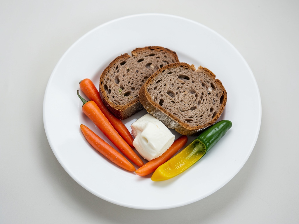 Pane con verdure