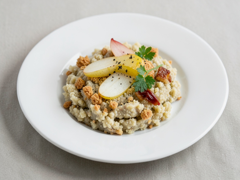 Porridge di Pere e Biscotti Secchi Integrali