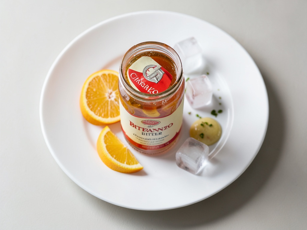 Erfrischender Bitter-Orangen-Drink