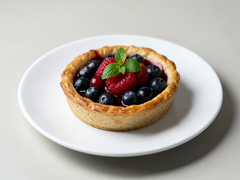 Tartelina di bacche con base di pasta sfoglia