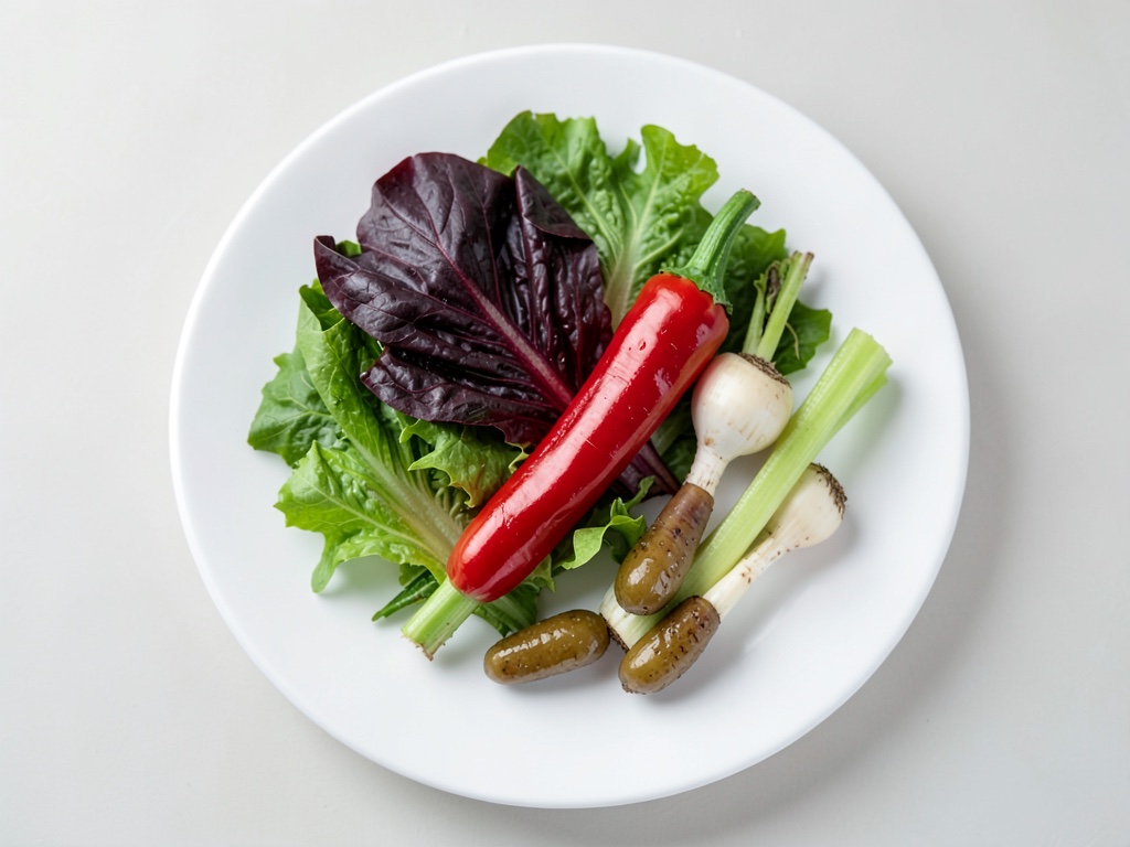 Insalata fresca di lattuga con verdure colorate