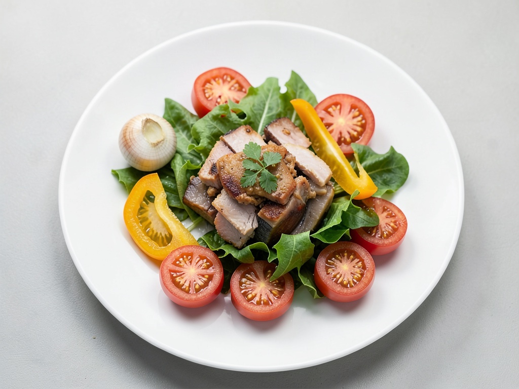 Insalata di lattuga croccante con tonno