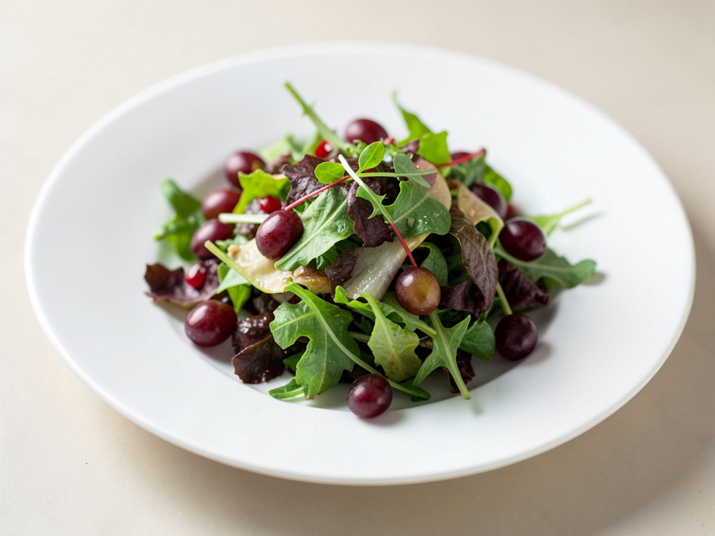 Salade composée aux raisins