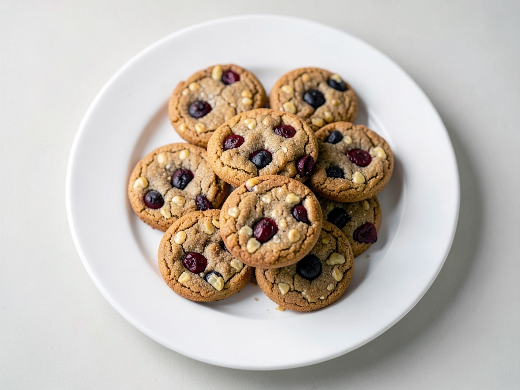 Deliziosi biscotti ai mirtilli