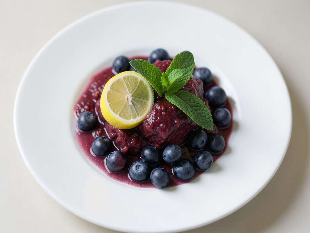Frisches Blaubeer-Erfrischungsgetränk