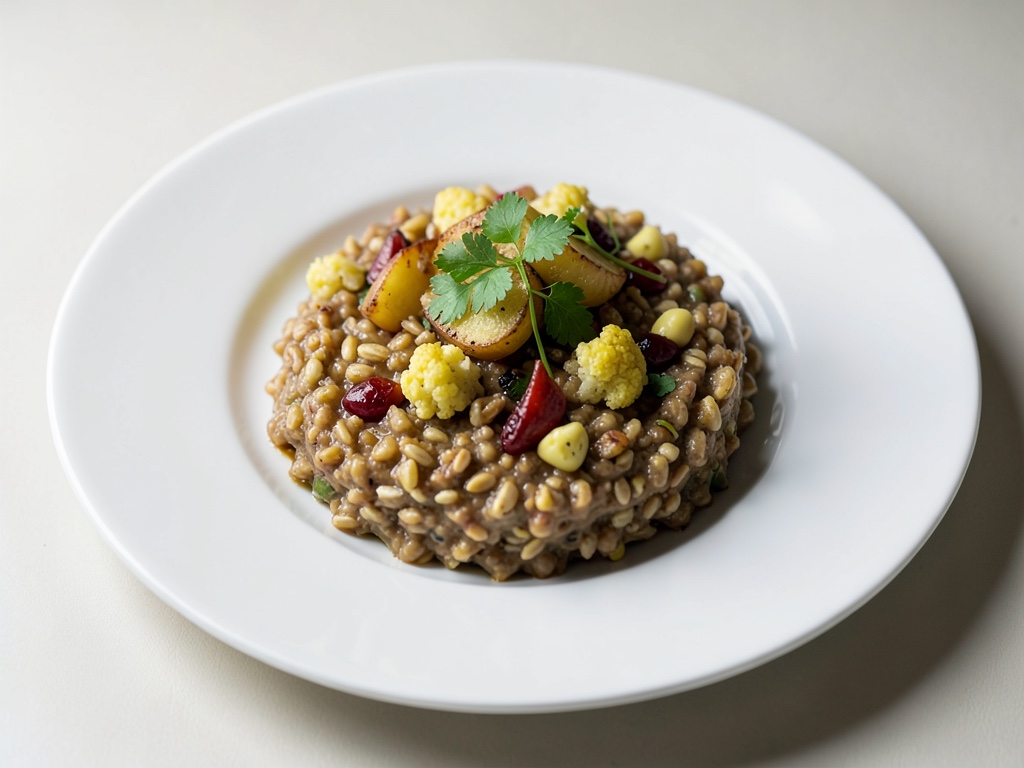Porridge di patate, cavolfiore e avena