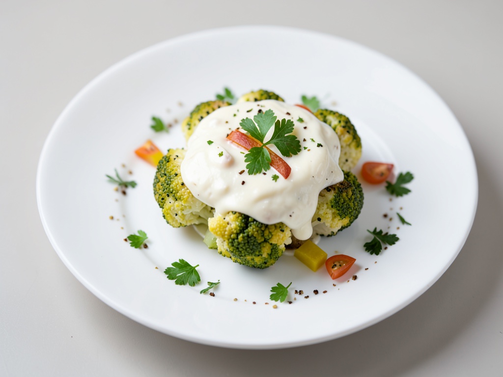 Broccoli al cremoso condimento al formaggio