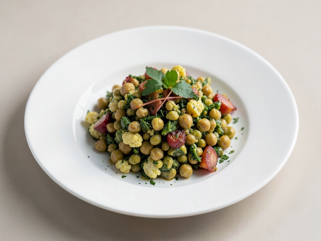 Insalata di cavolfiore e ceci