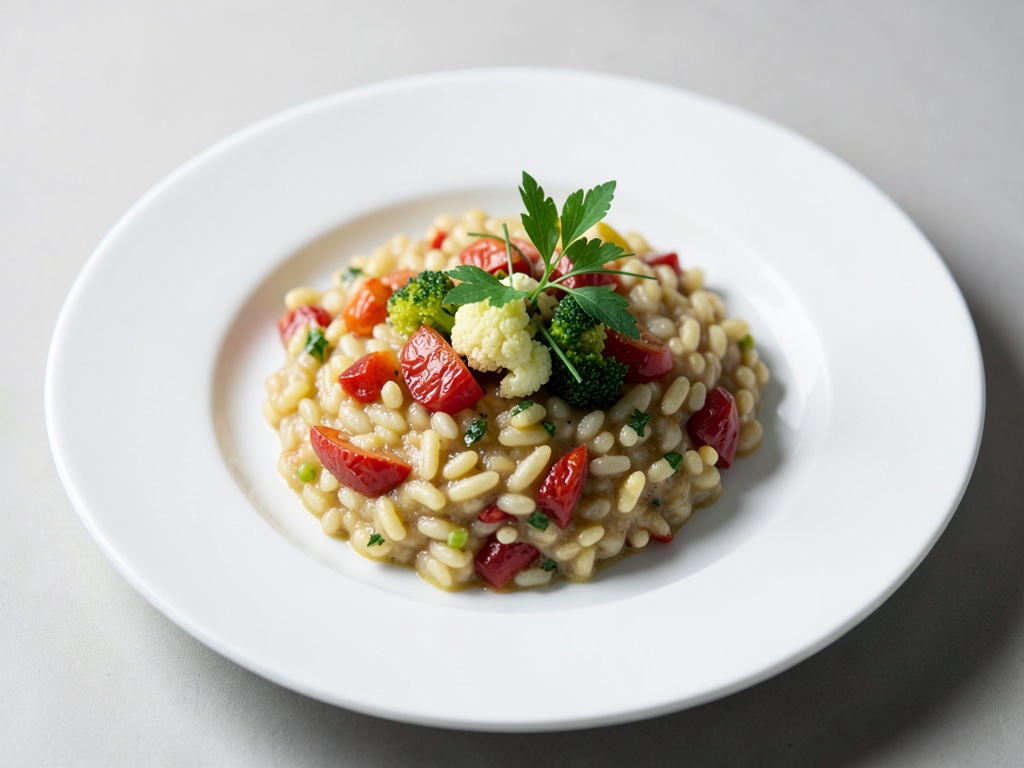 Risotto di cavolfiore e pomodori