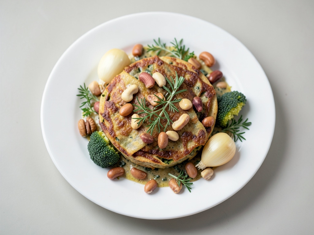 Tortilla de coliflor