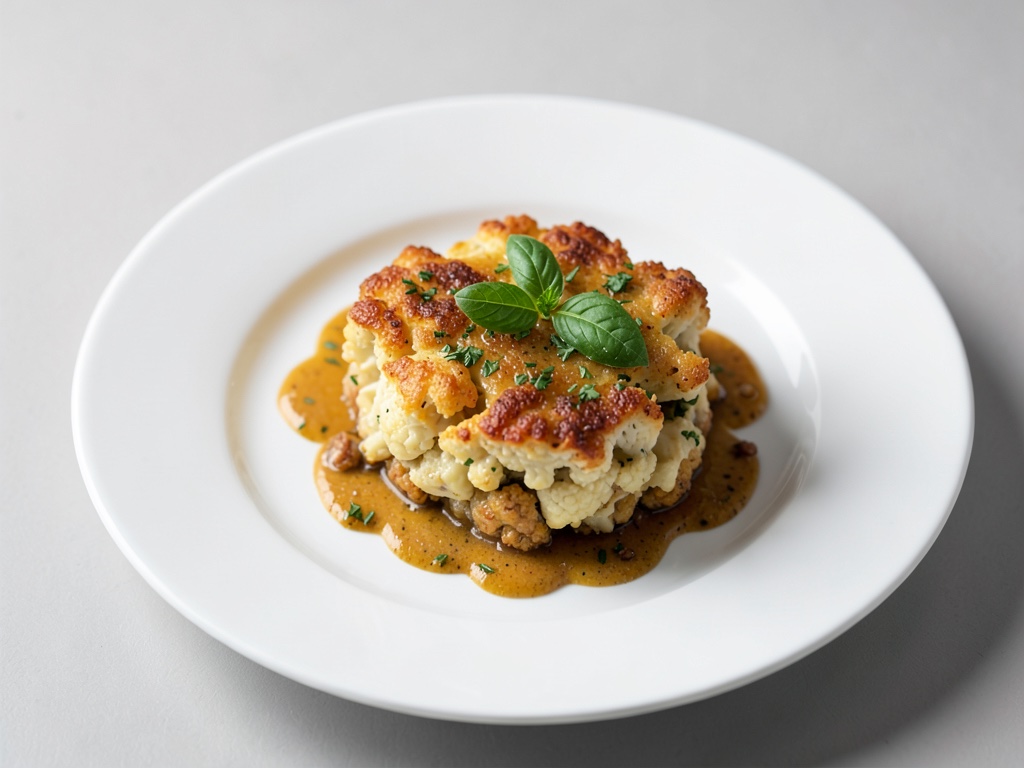 Gratin di cavolfiore croccante
