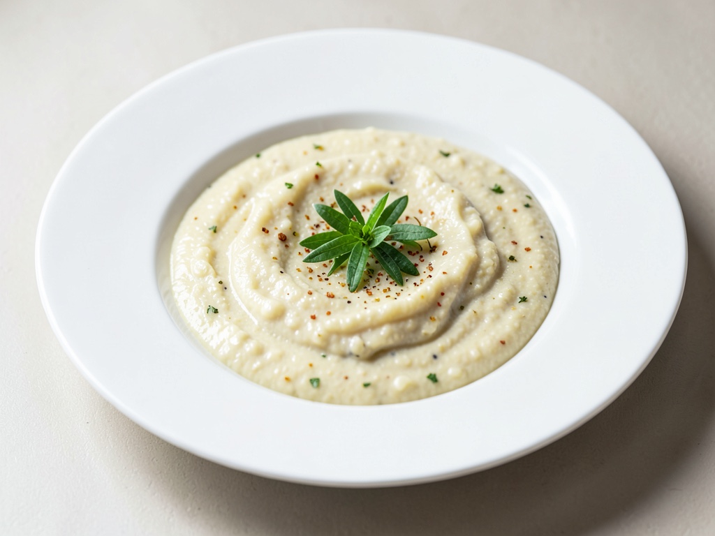 Sopa cremosa de coliflor