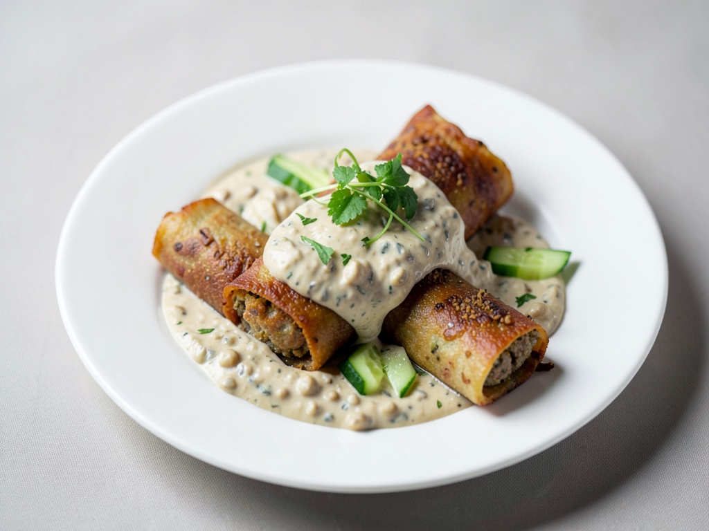 Panini ai fagioli con crema di ceci e cetriolo