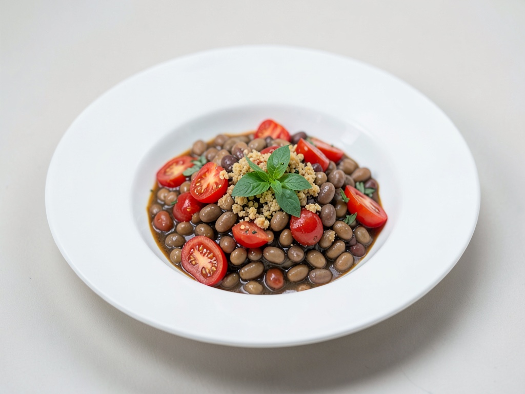 Fagioli classici con pomodori