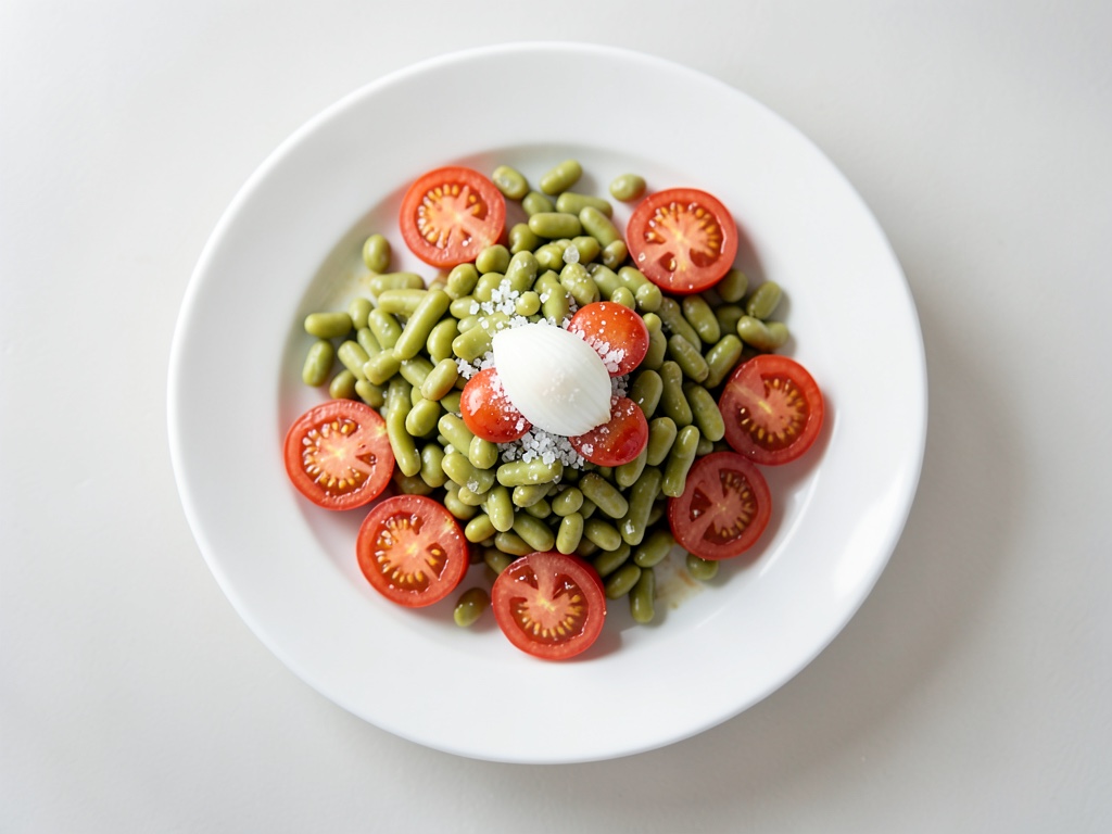 Haricots verts aux tomates