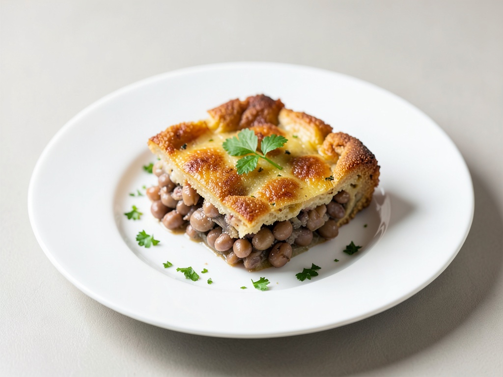 Torta croccante ai fagioli