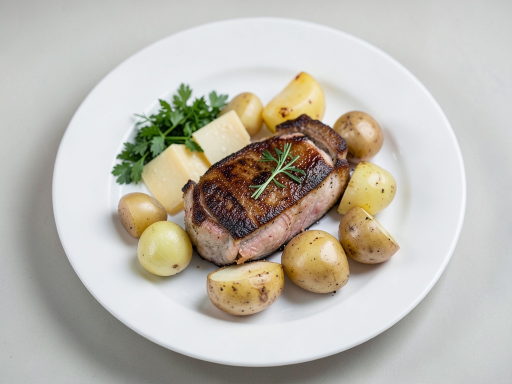 Orata al forno con gratin di patate
