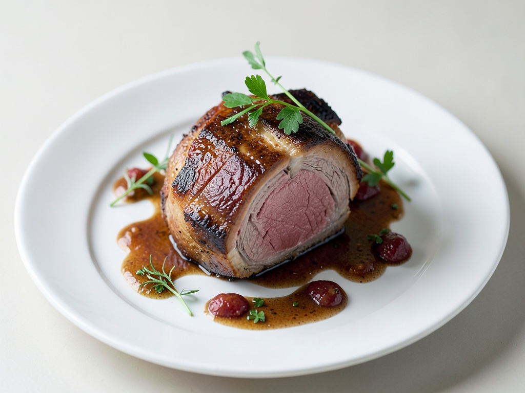 Succulento arrosto di spalla d'agnello