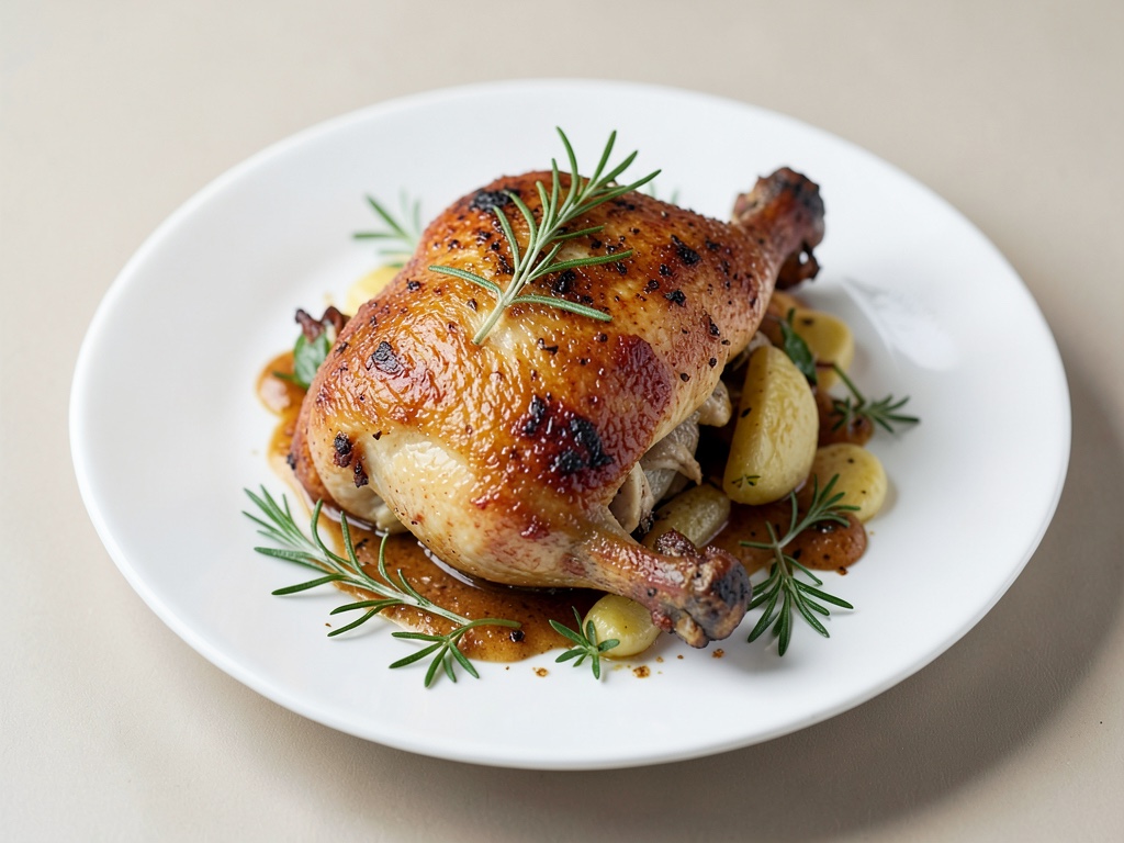 Pollo croccante con estragone fresco