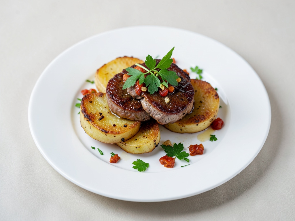 Gröstl tyrolien : pommes de terre sautées à la viande à l'autrichienne