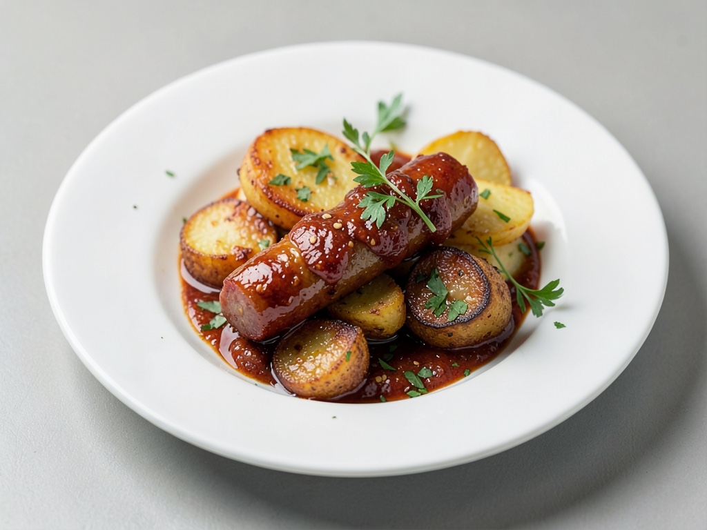 Bratkartoffeln mit scharfer spanischer Chorizo-Wurst